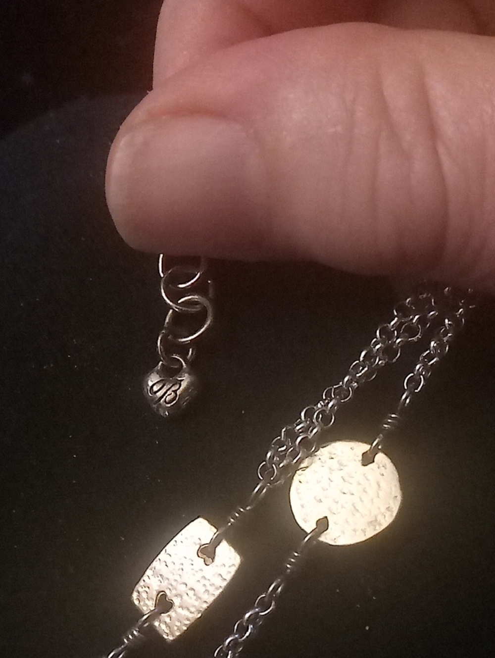 Brighton Silver Plated Heart Charm Necklace - Picture 3 of 5